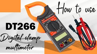 DT266 Clamp Meter How to Replace Battery [upl. by Hanleigh]