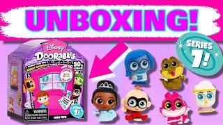 UNBOXING Disney Doorables Series 7 Just Play blind box toy opening [upl. by Eivol665]