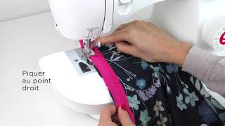 Tuto couture  Comment coudre du biais avec une machine à coudre [upl. by Penman]