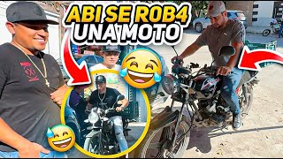 ABI LA SUPO HACER SE LLEVÓ UNA MOTO trabajador de ponchito se la aplicamos PATRON NETO [upl. by Ahsitauq]