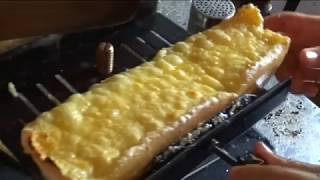 Swiss CheeseSoft Warm Cheese Raclette Cheese Toasted Cheese SandwichStreet Food in London [upl. by Bobine]