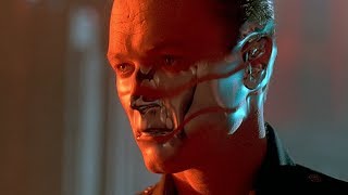 Steelworks T800 vs T1000 Extended scene  Terminator 2 Remastered [upl. by Lepp]