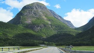 Norway Rv 15 east of Stryn [upl. by Nanah]