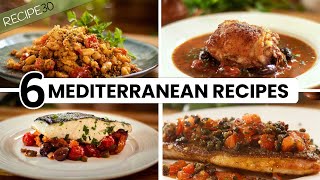 6 Healthy Mediterranean Recipes  Nourish amp Delight [upl. by Ateuqahs]