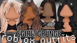 Aesthetic Roblox EgirlGrungeEmo Outfits WITH CODES  LINKS [upl. by Ssidnak]