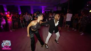 Salsa social dancing  Croatian Summer Salsa Festival 2023 [upl. by Gastineau877]