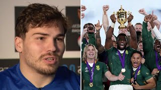 Antoine Dupont REACTS to South Africa Winning Rugby World Cup 2023 [upl. by Ahsenyt]