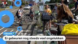 Veel fietsroutes naar school zijn te gevaarlijk [upl. by Rosane]