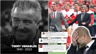 💔😭 Footballers sad reactions to Former England manager Terry Venables dies aged 80  RIP TERRY [upl. by Eisenstark899]