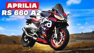 ESSAI APRILIA RS 660 A2  MEILLEURE QUE LA YAMAHA R7  🚀 [upl. by Anissej]