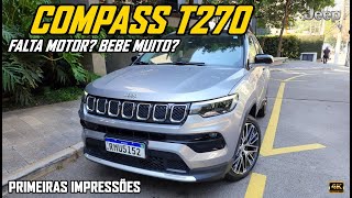 Primeiras Impressões por que o Jeep Compass Limited 13 T270 é tão caro [upl. by Aleinad148]