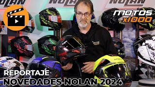 Novedades Cascos Nolan 2024  Motosx1000 [upl. by Eilesor]