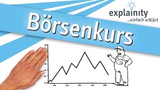 Börsenkurs einfach erklärt explainity® Erklärvideo [upl. by Garold]