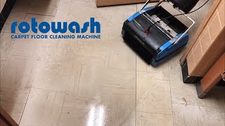 Carpet Floor Cleaning Machine  Rotowash [upl. by Konstantin]