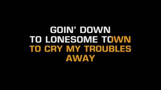 Ricky Nelson Lonesome Town Karaoke [upl. by Purpura]