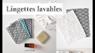 COUDRE des LINGETTES LAVABLES ZÉRO DÉCHET  conseils entretien et usure 1 an après [upl. by Luahs978]