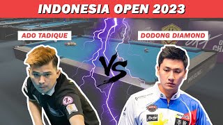 JAMES ARANAS PHI VS ADO TADIQUE PHI  QUARTER FINAL  INDONESIA OPEN 2023 [upl. by Neslund]