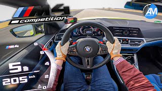 NEW BMW M4 Competition 510hp  0200 kmh LAUNCH Control🏁  by Automann in 4K [upl. by Ettesoj826]