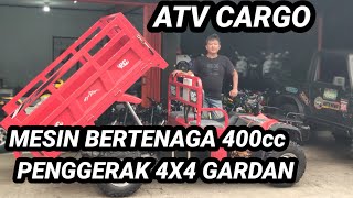 ATV CARGO 400cc PENGGERAK GARDAN 4X4 [upl. by Lenora]