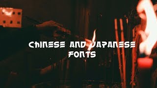 37 FREE Chinese amp Japanese Fonts [upl. by Maeve]