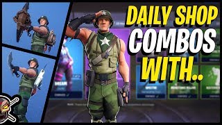 Daily Item Shop Combos with MUNITIONS MAJOR in Fortnite [upl. by Jowett40]