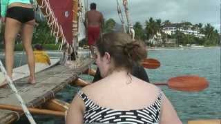 Moolele Maui Voyaging Society Hawaiian Double Hull Canoe Moolele Leaping Lizard Afternoon Sail [upl. by Phillada400]