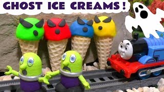 The Funlings Ghost Play Doh Ice Cream Story [upl. by Lodovico823]