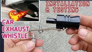 Exhaust Whistle Installation amp Testing How ToToyota HiAce Commuter [upl. by Weston]