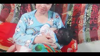 Breastfeeding Vlog Grumpy Baby  Mom amp Baby King0122 [upl. by Anyaled717]