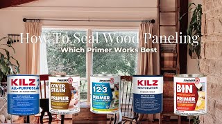 Best High Hiding Primer  How To Seal Wood Paneling  How Seal Cigarette Smoke [upl. by Enidualc]