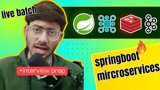 interview prep  training  spring boot and microservices 🚀  kya hum aaj 50 seats fill kar paenge [upl. by Adella]