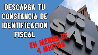 Descarga tu constancia de Situación Fiscal │SAT [upl. by Ruttger]