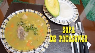 SOPA DE PATACONES  ¿Cómo hacer sopa de patacones RECETA  Cocine con Tuti [upl. by Abroms]