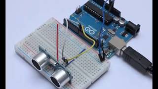 mBlock Arduino 20  sensor ultrasonidos HCSR04 [upl. by Aikemahs]