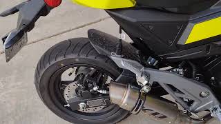 2022 CFMoto Papio ST KO Exhaust [upl. by Acsot]