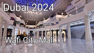 Dubai 4K Wafi City Mall Egyptian Themed Mall Walking Tour 2024 🇦🇪 [upl. by Harpole]