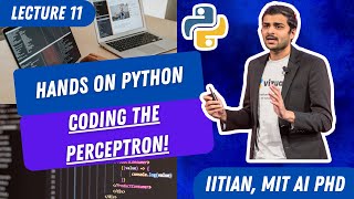 ML Teach by Doing Lecture 11 Coding the Perceptron [upl. by Drhacir]