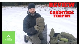 Review Carinthia Tropen sleeping bag outdoorgearreview armysurplus campinggear [upl. by Carrissa308]