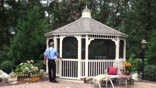 Vinyl Gazebo Walk Around Video  Country Lane Gazebos [upl. by Abe880]