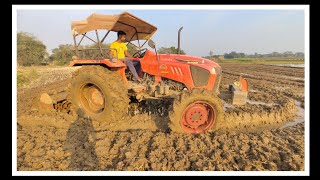 Kubota MU 5502 4wd 50 Hp Tractor Rotavator performance [upl. by Itsyrk681]