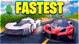 Top 10 FASTEST Roblox Jailbreak Vehicles in 2024 [upl. by Ahtel]