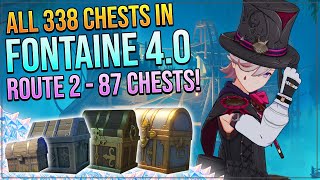 Genshin Impact 40 Complete Chest Guide 338 Chests Belleau Region amp Beryl  ROUTE 2  87 CHESTS [upl. by Eiderf]