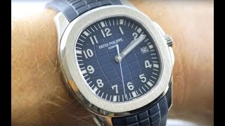 Patek Philippe Aquanaut 422MM 5168G001 20th Anniversary Patek Philippe Watch Review [upl. by Combs]