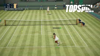 Top Spin 2K25  TIE BREAK  Serena Williams Vs Maria Sharapova I Wimbledon  Legend Difficulty [upl. by Eeliak]