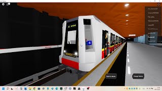 Warsaw Metro Roblox Siemens Inspiro Linka M2 Bródno  Bemowo [upl. by Aldercy]