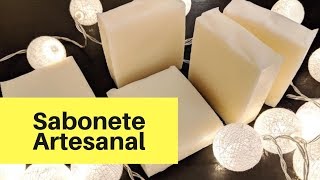 Como fazer sabonete artesanal cold process  Fácil  Soap Making [upl. by Aivatnahs680]