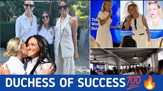 THE DUCHESS OF SUCCESS  MEGHAN MARKLES GLAMOROUS G9 BUSINESS SUMMIT IN NEW YORK [upl. by Tini]