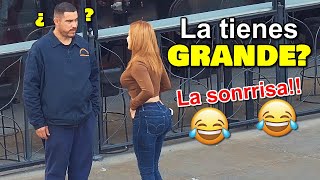 La tienes GRANDE 😱😏  La Sonrisa 🤣  Bufonesnet [upl. by Anastasio969]