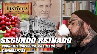 Segundo Reinado  Economia Café Era Mauá e Imigrantes [upl. by Thorn]