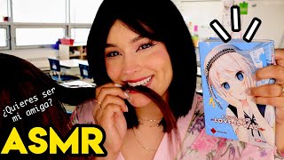 📚 La CHICA Japonesa 🌍🎎 NUEVA y TÍMIDA del salón JUEGA con tu cabello I Ges ASMR [upl. by Norel954]